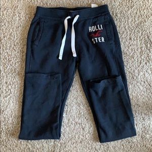 Hollister navy sweatpants